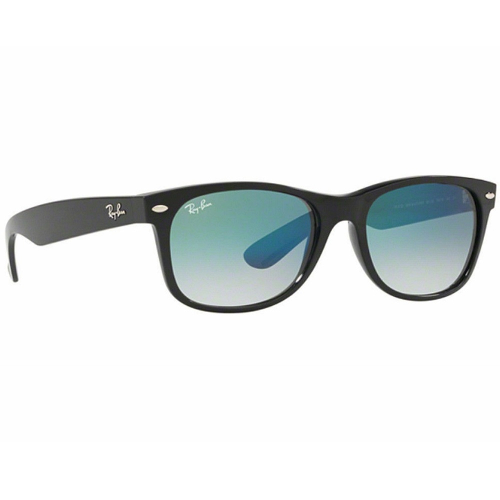 Ray-Ban Sunglasses Black w/Green Gradient Lens - Picture 4 of 6